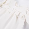 Kinderkleid mit Rüschen CEREMONY cremefarben