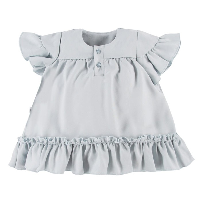 Kinderkleid aus Viskose in Mint