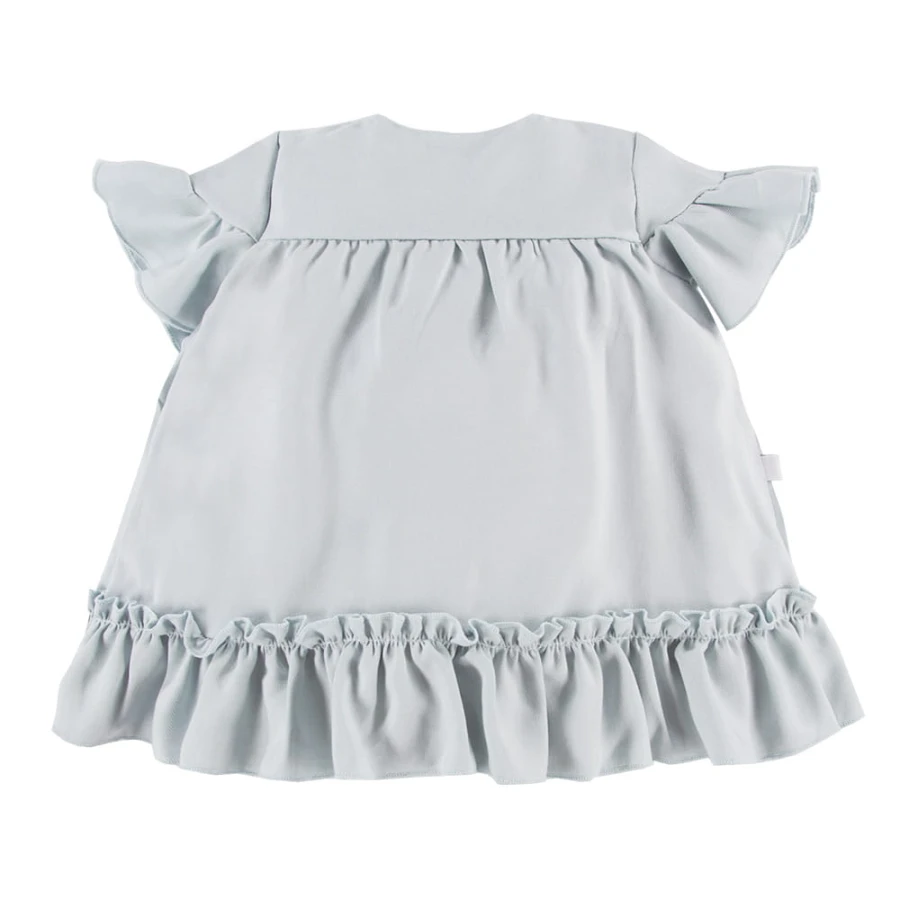 Kinderkleid aus Viskose in Mint