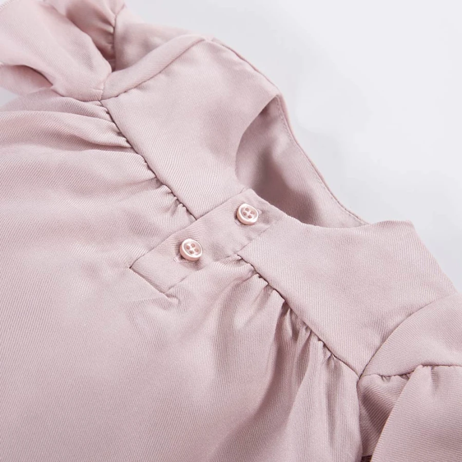 Kinderkleid aus Viskose, rosa