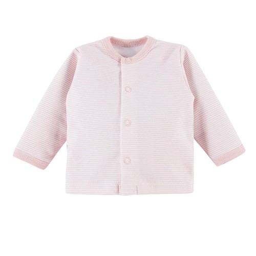 Kinder-Jäckchen mit weiß-rosa Streifen