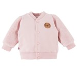 Kinder-Sweatshirt Bomberjacke rosa Bär