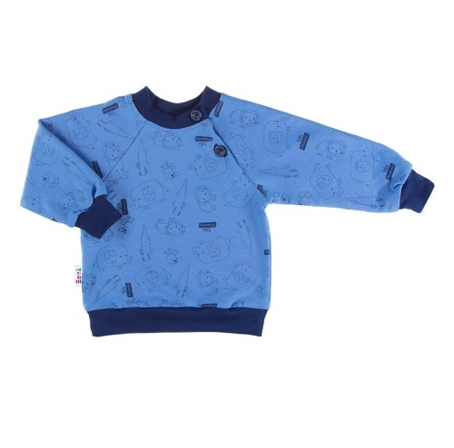 Sweatshirt SAWANNA blau/Print
