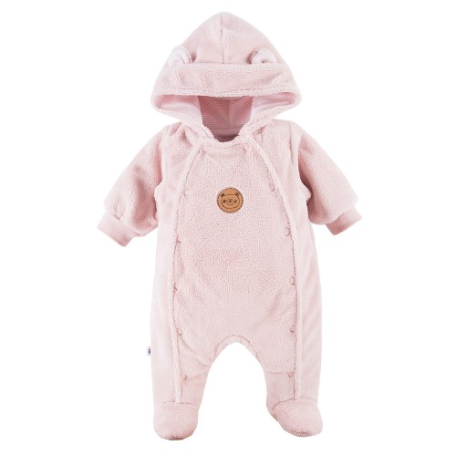 Hooded pramsuit pink