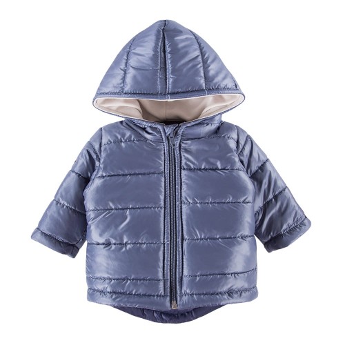Jacke für Kinder mit Kapuze, blau