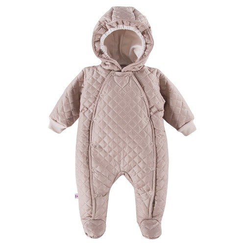 Beige hooded pramsuit 
