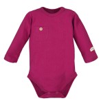 Babybody mit Tasche, bordeauxrot