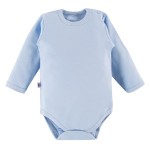 Glattes Babybody in Blau