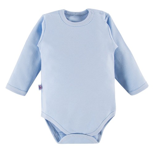 Glattes Babybody in Blau