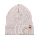 Beige gestreifte Kinder-Mütze