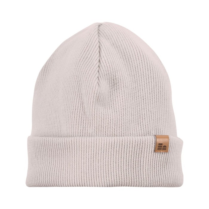 Beige gestreifte Kinder-Mütze