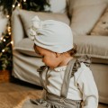 Elegante Babybodys mit Rüschen in Ecru
