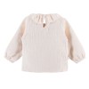 Kinder-Bluse aus Musselin ecru