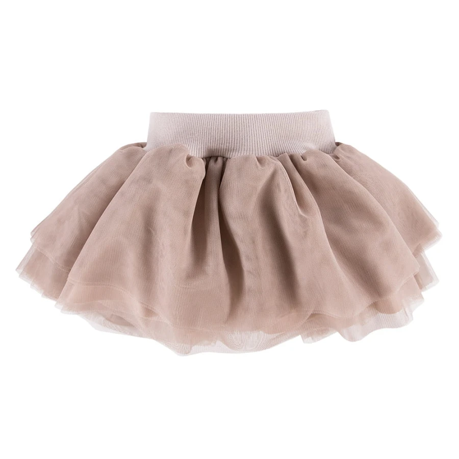 Kinderrock aus Tüll, beige