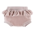 Kinder-Bloomer aus Velours, beige