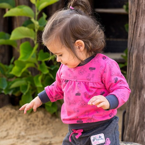 Sweatshirt SAWANNA rosa/Print