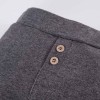 Leggings für Jungen mit Knöpfen, graphitfarben