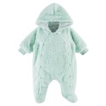 Mintfarbener Übergangs-Overall für Kinder