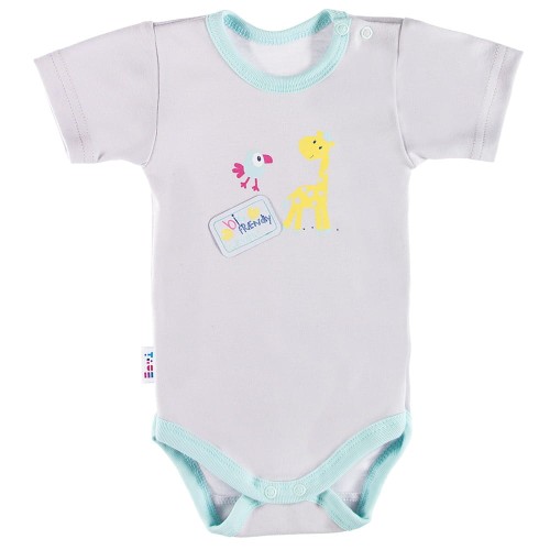 Bodysuit short sleeve SAWANNA gray