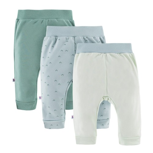 Kinderleggings 3er-Pack grün