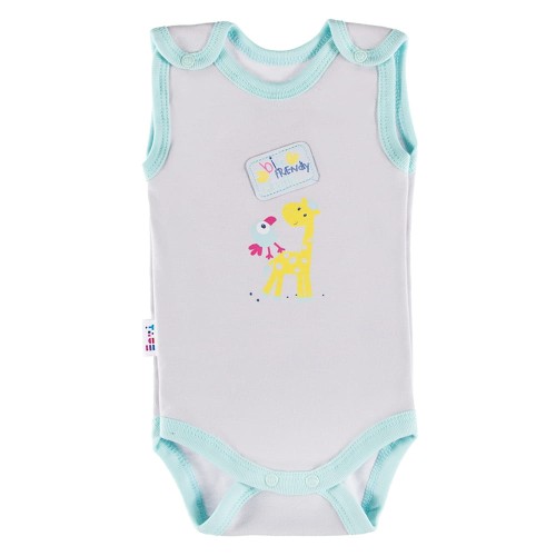 Body mit Trägern SAWANNA grau