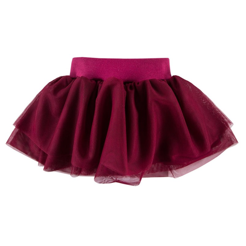 Kinderrock aus Tüll, bordeauxrot