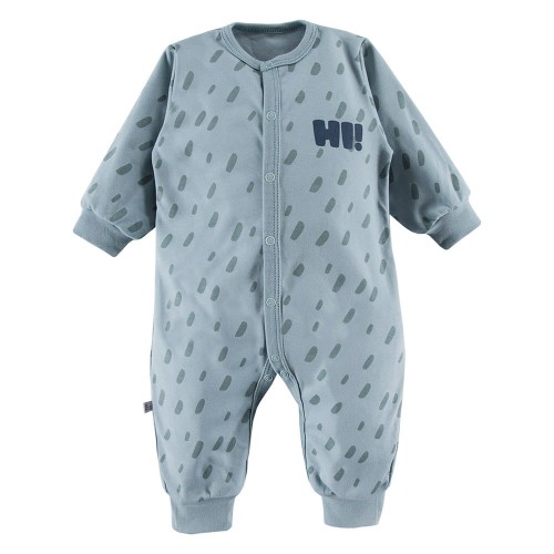 Sleepsuit green with dots