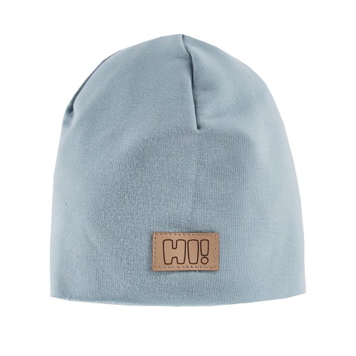 Grüne Sweatshirtmütze mit Aufnäher