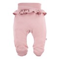 Rosa Baby-Halbstrampler mit Bären