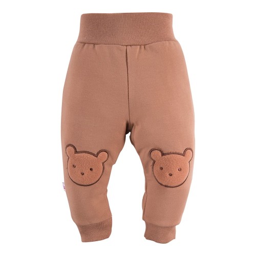 Beigefarbene Kinder-Hose mit Teddybären