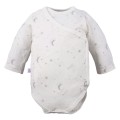 Cardigan bodysuit 3-pack with star pattern