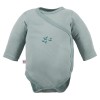 Wickelbody für Babys, 3er-Pack, grün mit Blättern