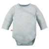 Wickelbody für Babys, 3er-Pack, grün mit Blättern