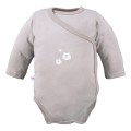 Cardigan bodysuit 3-pack with teddy bears pattern
