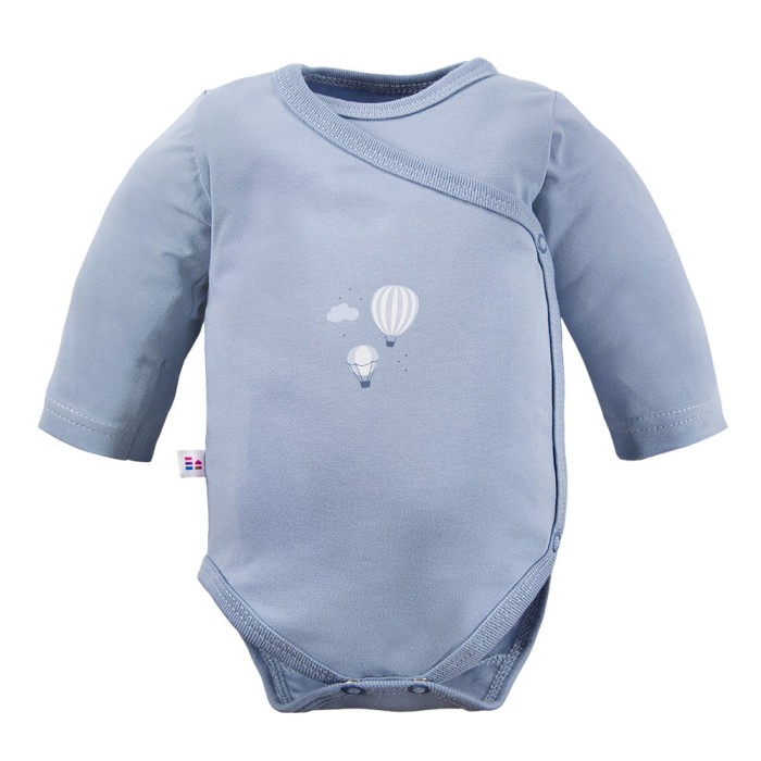 Blaue Wickelbody für Kinder, 3er-Pack mit Ballonmotiv