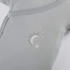 Graue Wickelbody mit Sternchenmotiv im 3er-Pack