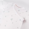 Wickelbody für Babys, 3er-Pack, grün mit Blättern
