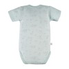 Wickelbody für Babys, 3er-Pack, grün mit Blättern