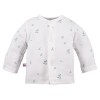 3er-Pack Baby-Jäckchen mit Blattmotiv in Grün