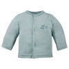 3er-Pack Baby-Jäckchen mit Blattmotiv in Grün