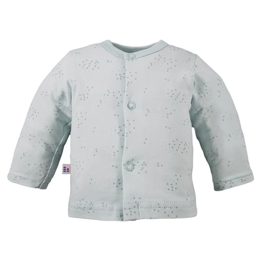 3er-Pack Baby-Jäckchen mit Blattmotiv in Grün