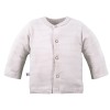 3er-Pack Baby-Jäckchen mit Bärenmotiv, beige