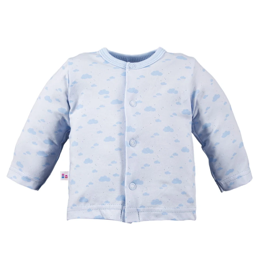 3er-Pack Baby-Jäckchen mit Ballonmotiv, blau