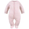 Rosa Baby-Strampler 3er-Pack mit Blumenmotiv
