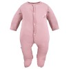 Rosa Baby-Strampler 3er-Pack mit Blumenmotiv