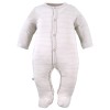 Beigefarbene Baby-Strampler im 3er-Pack mit Bärenmotiv