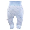 Blaue Baby-Halbstrampler im 3er-Pack mit Ballonmotiv