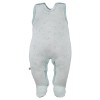 3er-Pack grüne Baby-Schlafstrampler mit Blattmotiv