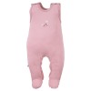3er-Pack rosa Baby-Schlafstrampler mit Blumenmotiv