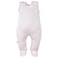 3-pack romper suit beige with teddy bears pattern